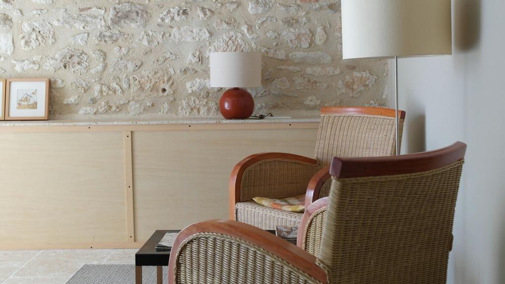 Les Foucauds Hotel Saint-Quentin-de-Caplong Eksteriør billede