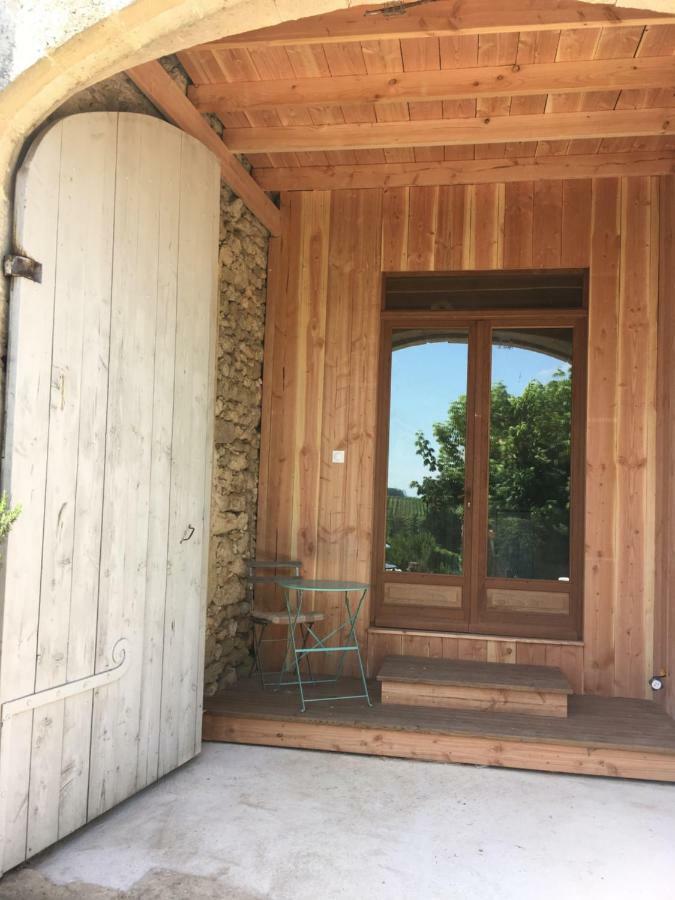 Les Foucauds Hotel Saint-Quentin-de-Caplong Eksteriør billede